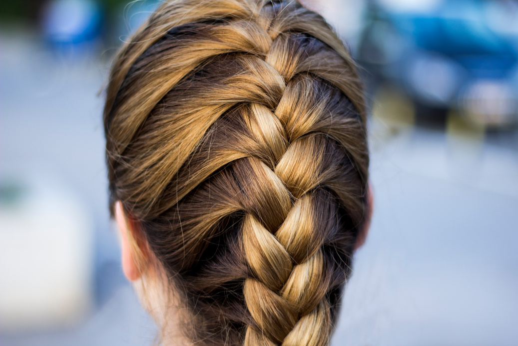 Woman hairstyle.