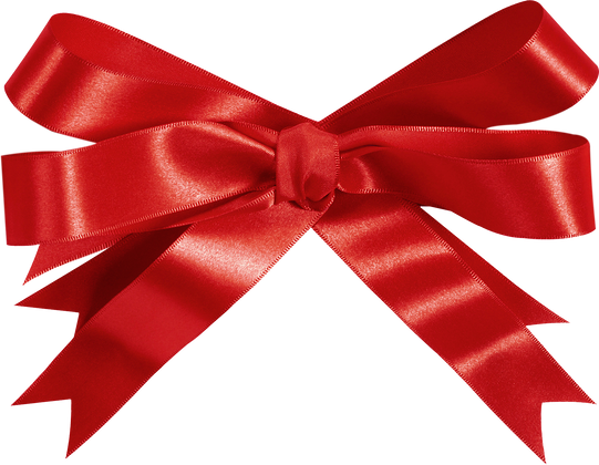 Red gift bow