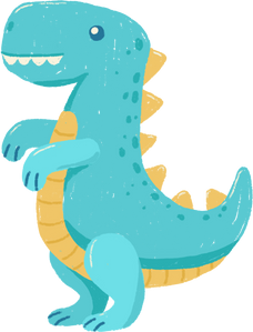 Hand-drawn Kids Dinosaur Plush Toy